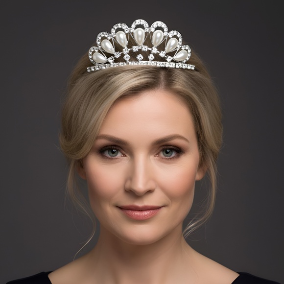 Pearl Tiara Comb